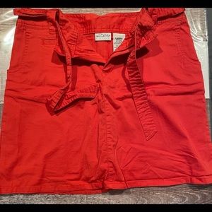 Orange Women’s Stretch Skirt Skort